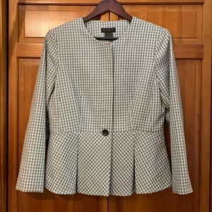 Donna Karan peplum suit jacket